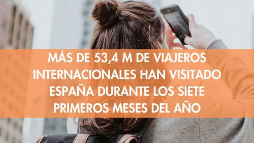 Los turistas procedentes de Asia y Estados Unidos experimentan un notable aumento en sus visitas a España